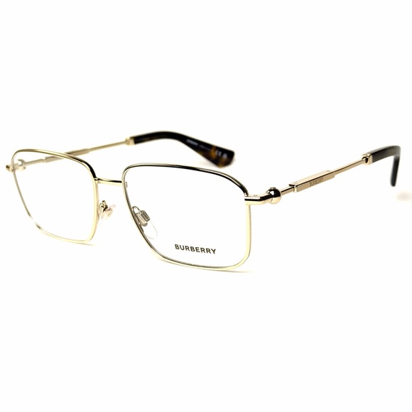 Burberry B 1389 1109 Light Gold 100% Authentic Eyeglasses New